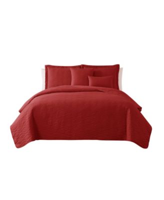 Ellipse Embossed 5-Pc. Quilt Set, Full/Queen