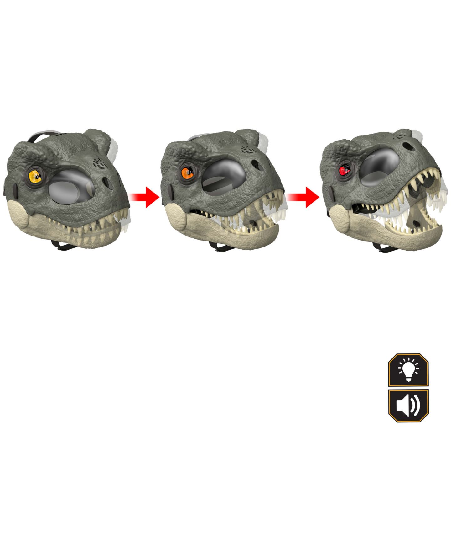 Детская игрушка Jurassic World Dominion Tyrannosaurus Rex Chomp N Roar Mask — фото 2