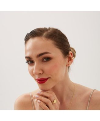 Chunky Sterling Silver Ear Cuff No Piercing 1 Piece