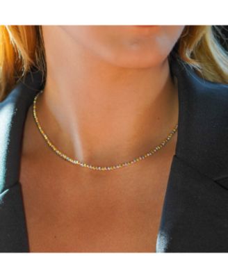 Sterling Silver Dorissa Rose Gold - Gold - Silver Sterling Silver Necklace