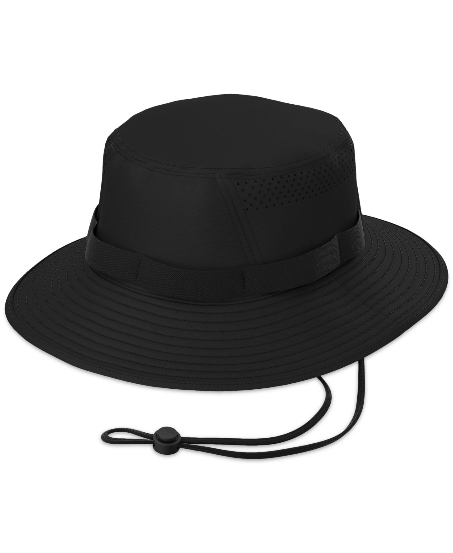 Мужская панама adidas Wide Brim Victory 5 Bucket Hat, цвет: Чёрный — фото 3