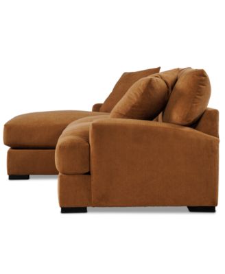 Rhyder 3-Pc. Fabric Chaise Sectional, Exclusively at Macy's