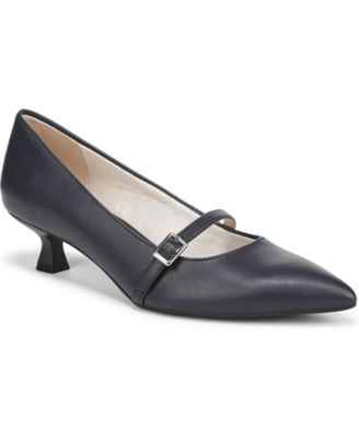 Women's Madelyn Mary Jane Pointed Toe Kitten Heel Pumps
