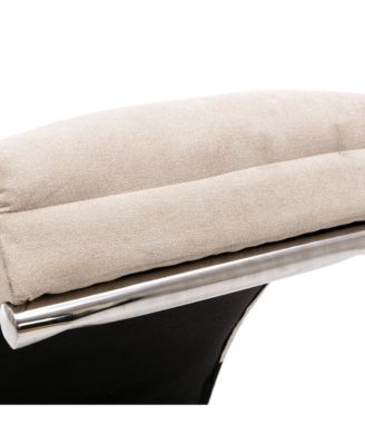 Modern Linen Indoor Chaise Lounge