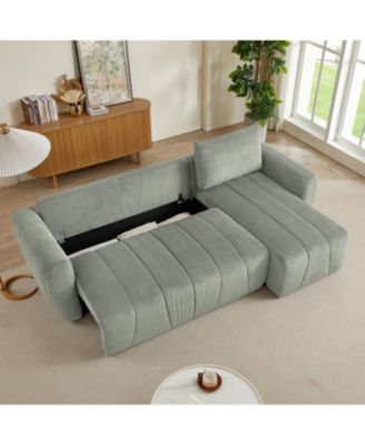 Streamdale Convertible 3-Seat L-Shaped Fabric Couch