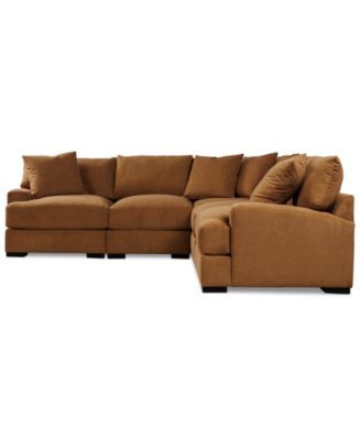 Rhyder 111" 5-Pc. Fabric L Sectional, Exclusively at Macy's