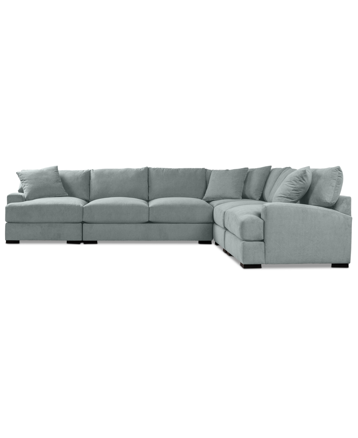 Macy's Rhyder 143" 5-pc. Fabric L Sectional, Exclusively At