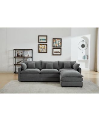 Streamdale Modular 3-Seater Sofa with Ottoman