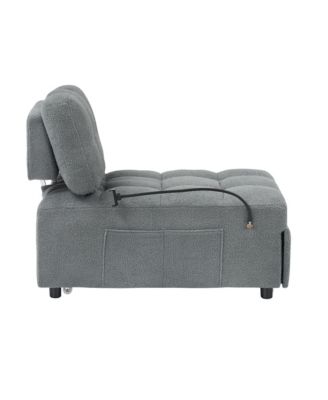 40.20 inches long, Teddy Sofa Fabric,a  convertible sofa-cum-bed, for Apartment Office Living Room