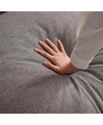 Streamdale 2 Pc Modular Sofa with Ottoman, Upholstery, Plastic Legs, Pillows & Cushions – Living Room Furniture