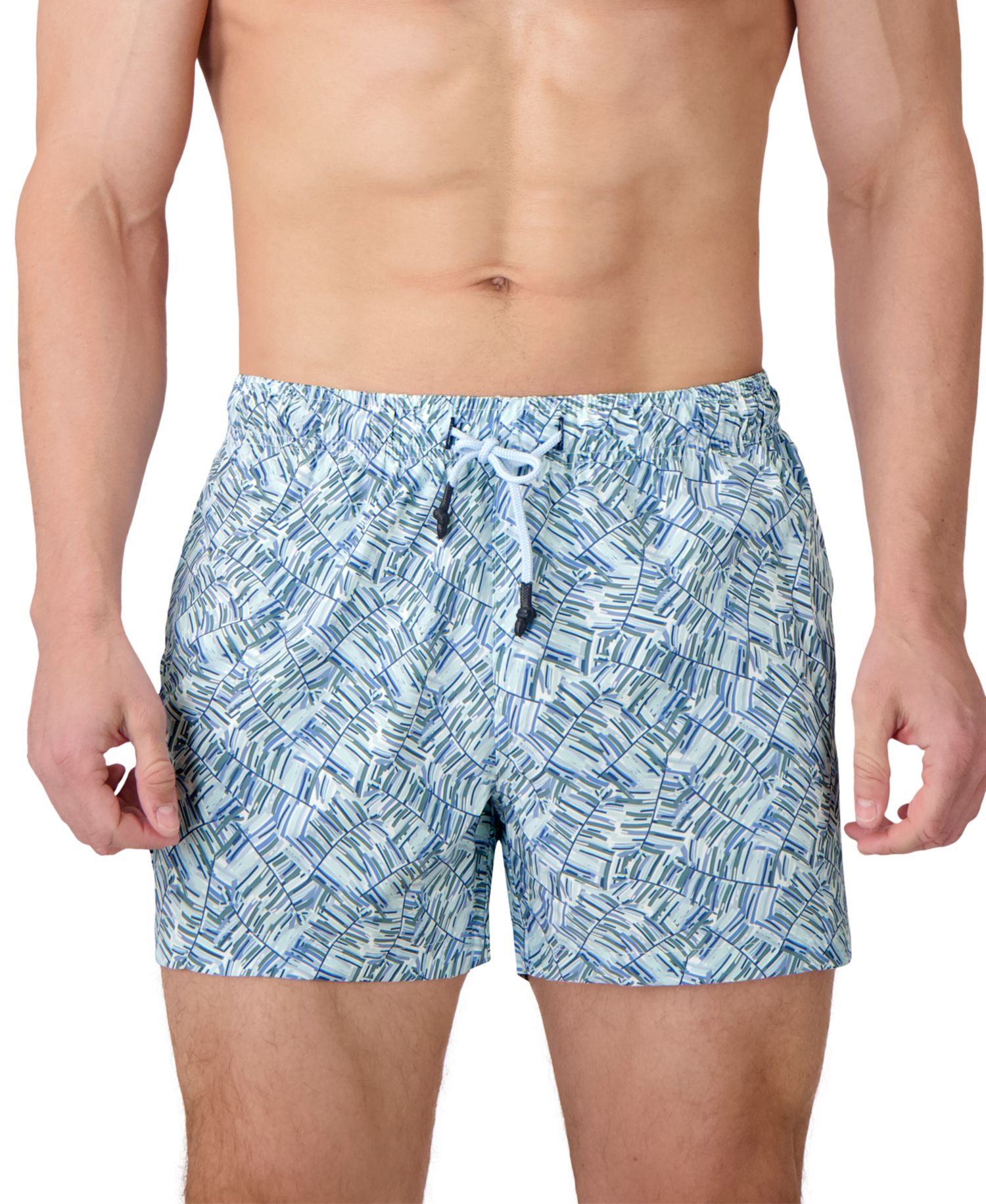 Men's Textured Woven Swim Trunks