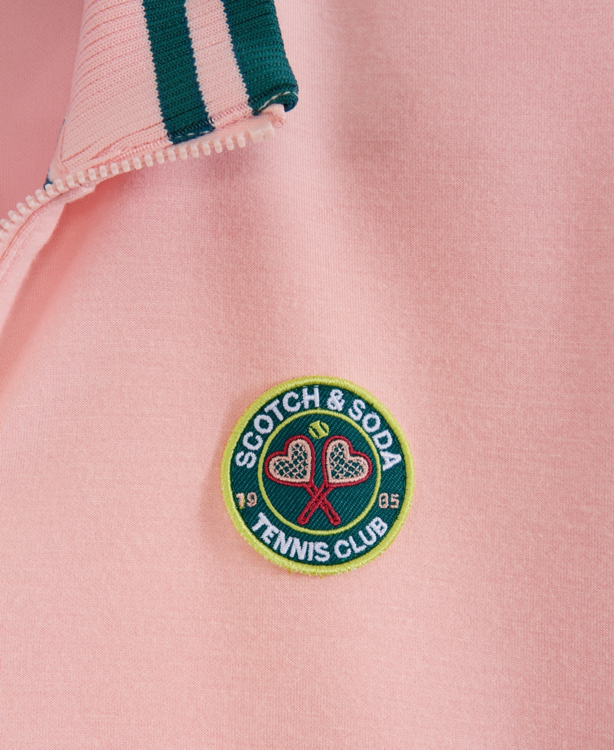 Scotch & Soda Big Girls Tennis Group Double Jacket In Pink