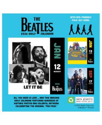 2026 The Beatles Daily Desktop Calendar