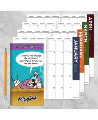 2026-2027 Maxine Small Monthly Pocket Planner