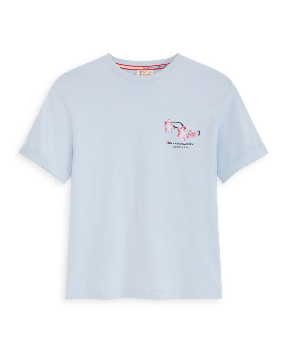 SCOTCH & SODA BIG GIRLS JERSEY SHORT SLEEVE T-SHIRT 
