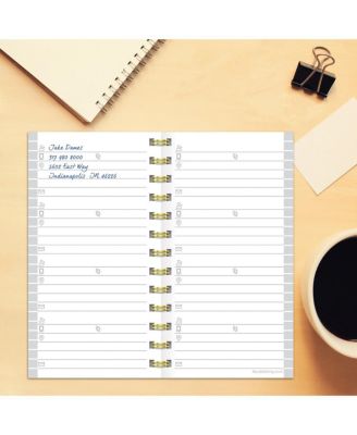 Gray Spiral Address Book