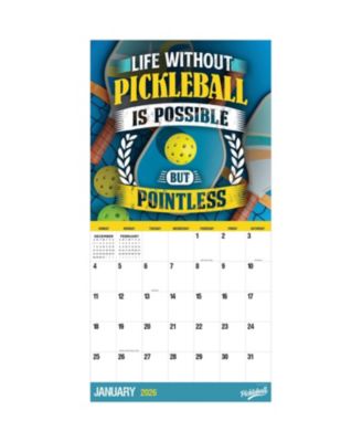 2026 Pickleball is Life Wall Calendar