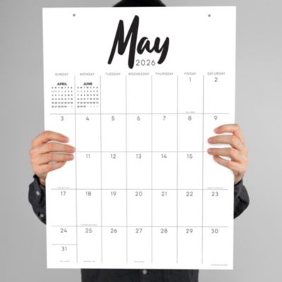 2026 Large Art Poster Wall Calendar