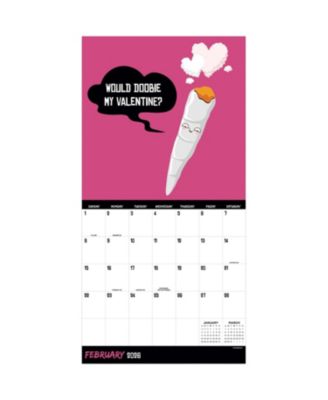 2026 Rated R Puns Wall Calendar
