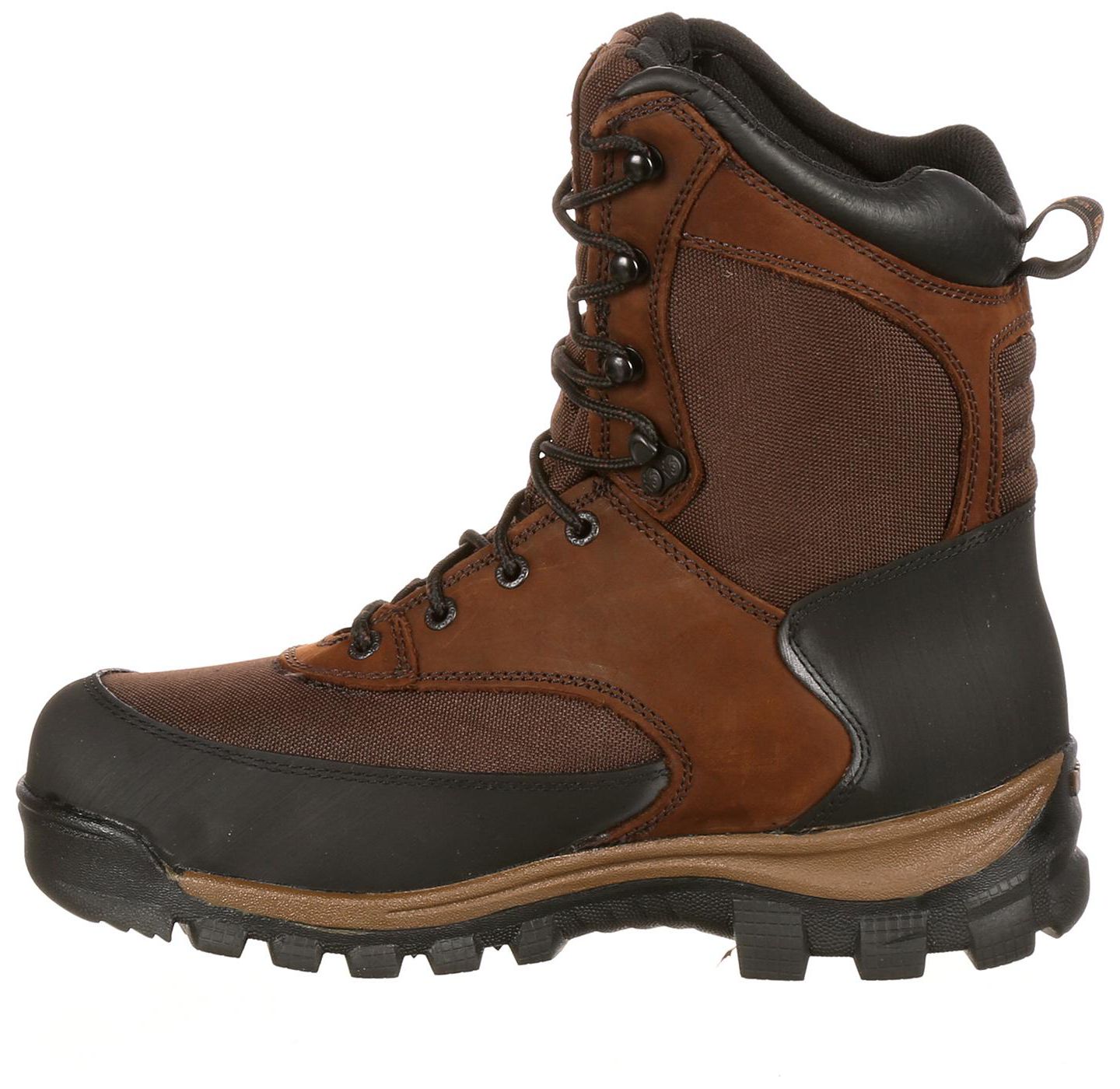 Мужские ботинки ROCKY Core Waterproof 800G Insulated Outdoor Boot, цвет: Тёмный коричневый — фото 7