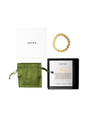 Manifest Collection | Abundance — Yellow Crystal Beaded Bracelet