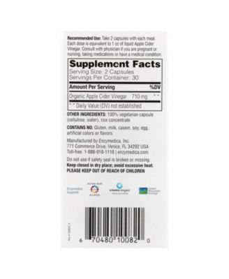 Apple Cider Vinegar, Healthy Weight and Digestive Support, 60 Count