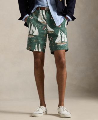 Men's 8" Classic-Fit Sailboat Chino Shorts
