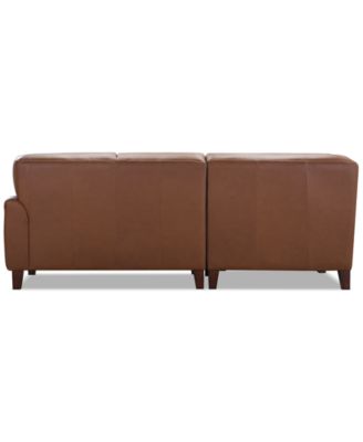Ashlinn 3-Pc. Leather L Sectional, Exclusively at Macy's
