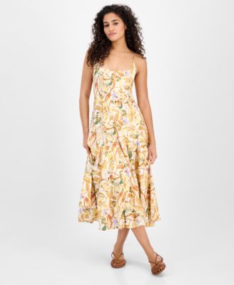 ASTR the Label - Women's Jaleyah Square-Neck Sleeveless Dress