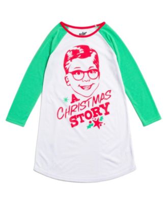 Girls Christmas Story Ralphie Parker Nightgown Pajamas