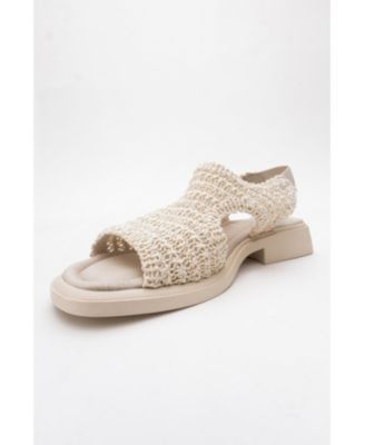 Weave Leather Woven Sandal (Women)