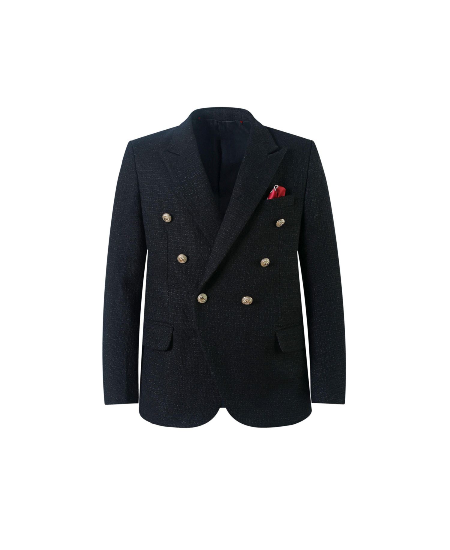 Boys Black Slim Fit Elegantjacket