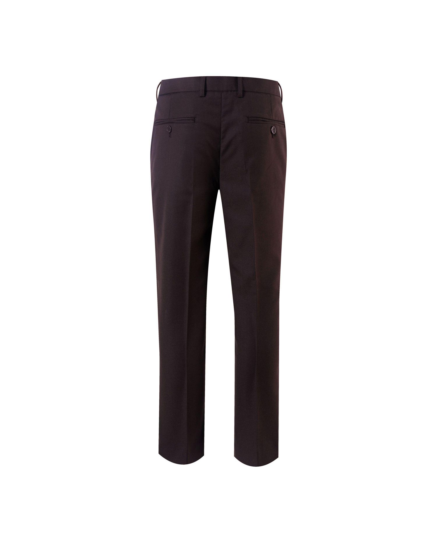Big Boys Brown Slim Fit Dress Pants