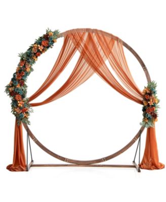 Wooden Wedding Arch Solid Wood Arbor Backdrop Stand for Wedding Ceremony