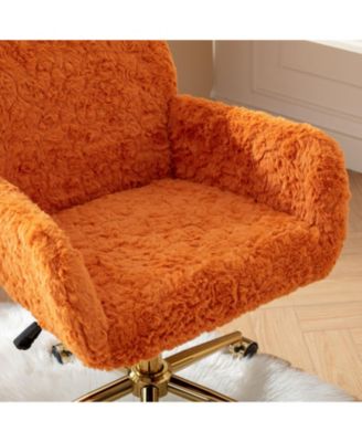 Cozy Artificial Alpaca Wool Recliner with Adjustable Support