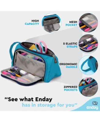 Big Capacity Pencil Case, 3 Compartments Pencil Bags with Zipper, Large Capacity Pencil Pouch, Cute Pencil Case Organizer, Zipper Pencil Pouches, Pink