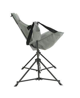 steel folding chair grey