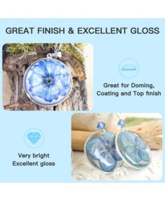 1000g UV Resin, Ultra Clear Advanced Resins Solar Cure Hard UV Resin Kit for Jewelry Making, Casting and Coating & DIY Crafts