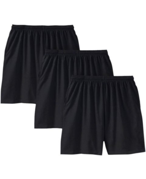 Мужские шорты KingSize Lightweight Jersey Shorts, цвет: Чёрный