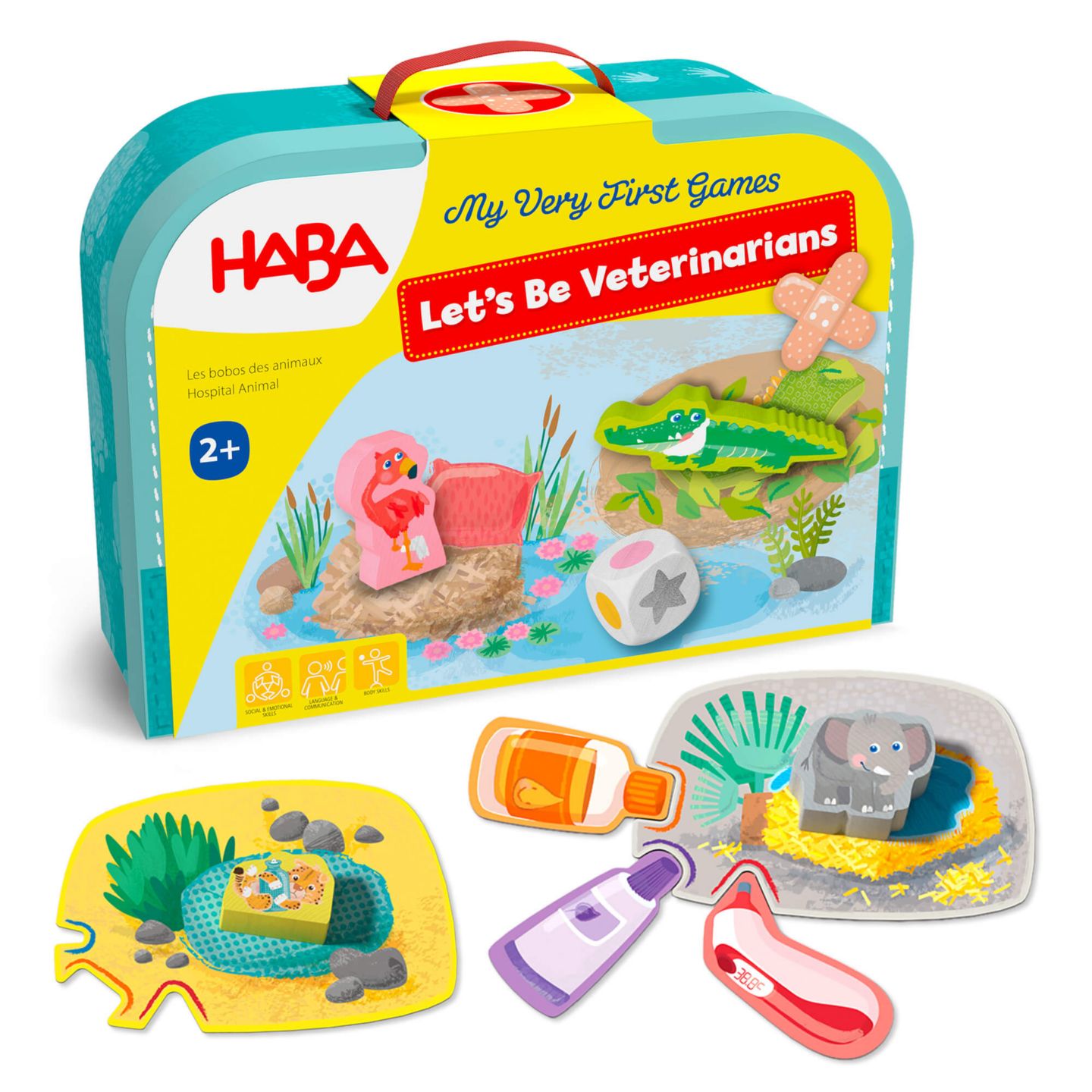 Детские настольные игры Haba My Very First Games - At the Vet Board Game, Ages 2+, цвет: Mutli — фото 1