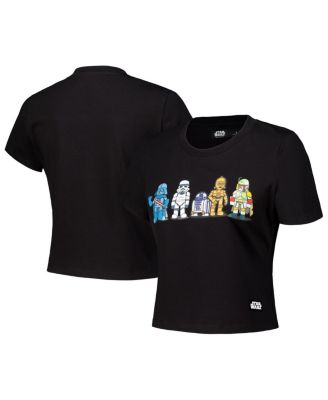 Freeze Max - Women's Black Star Wars Babydoll Cropped T-Shirt