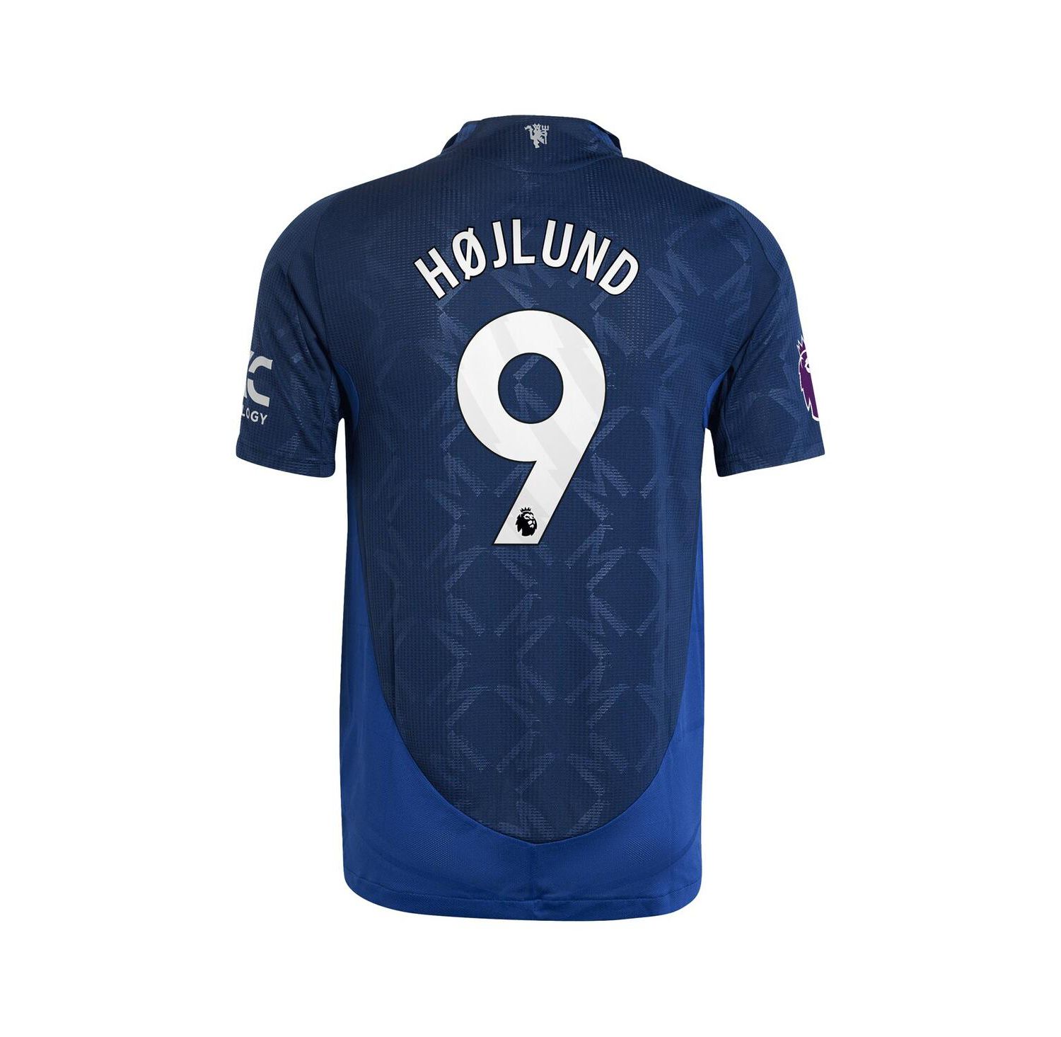 Men's Rasmus Hojlund Navy Manchester United 2024/25 Away Authentic Player Jersey