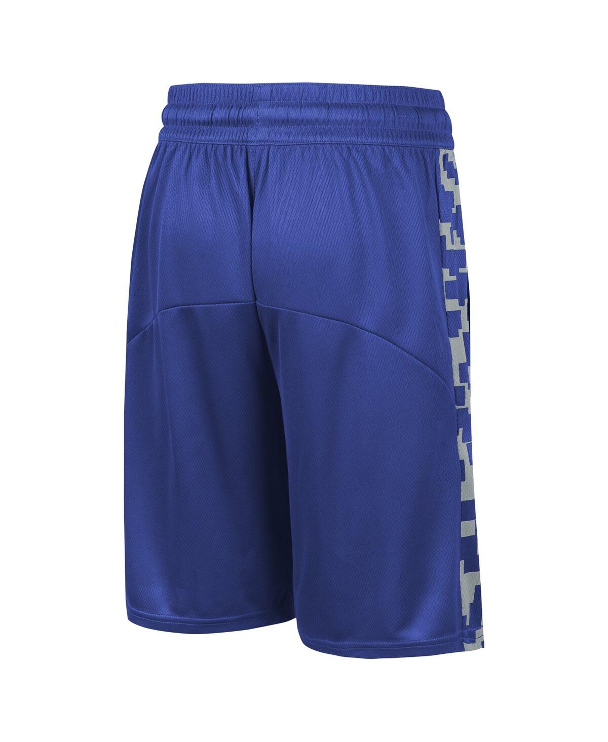 Nike Big Boys And Girls Royal Philadelphia 76ers Courtside Starting Five Team Shorts