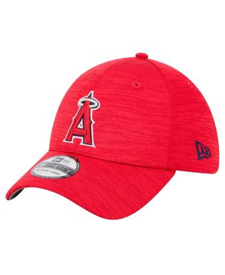 New Era - Men's  Red Los Angeles Angels Tech 39THIRTY Flex Hat
