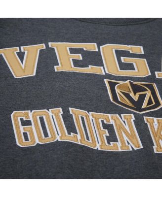 Men's Black Vegas Golden Knights Playoff Win Fleece Pullover Sweatshirt