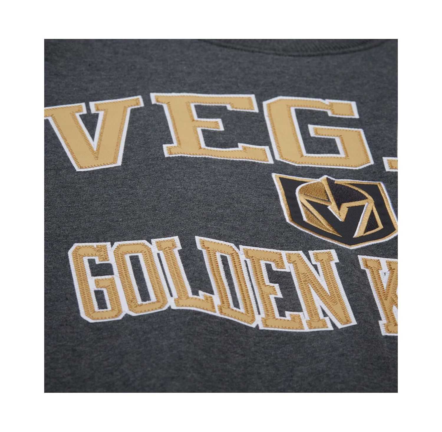 Men's Black Vegas Golden Knights Playoff Win Fleece Pullover Sweatshirt