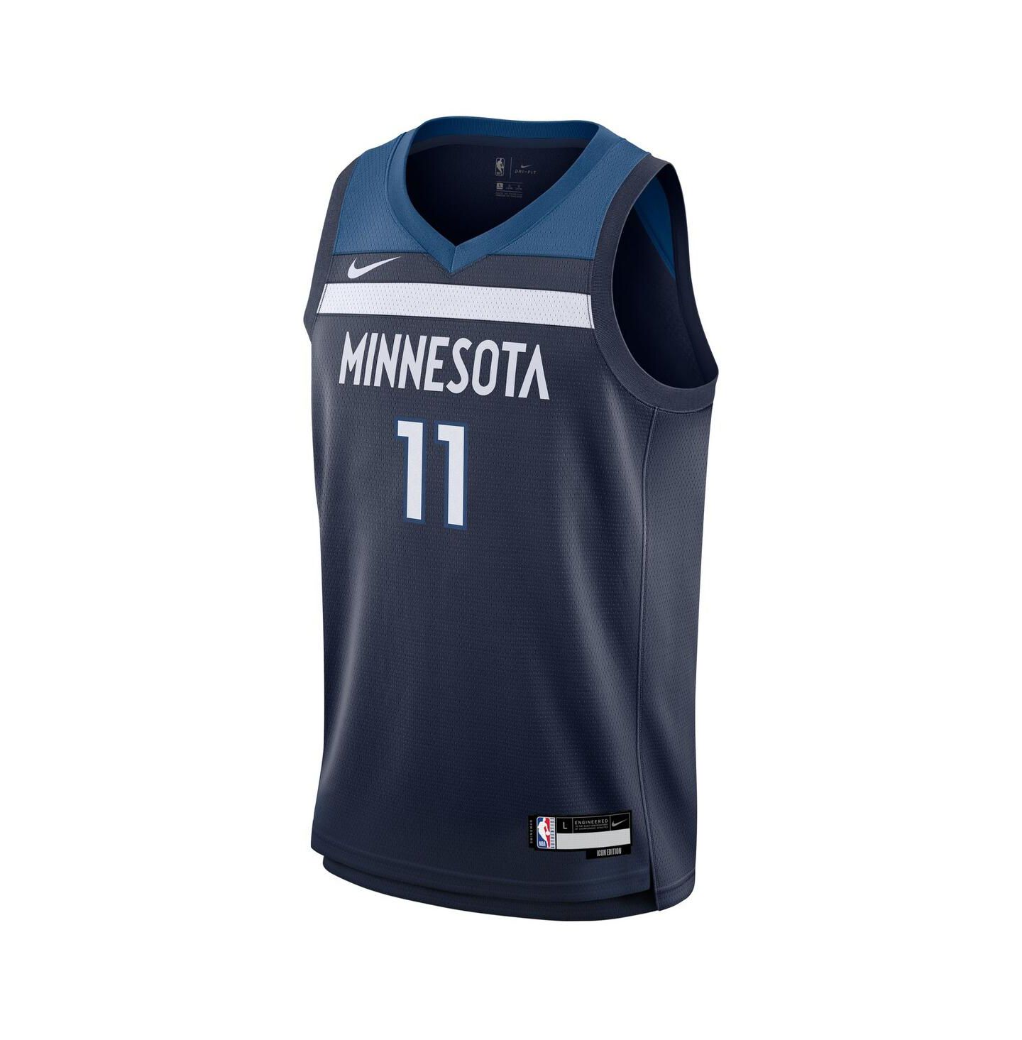 Детский топ Nike Naz Reid Navy Minnesota Timberwolves Swingman Jersey - Icon Edition — фото 2