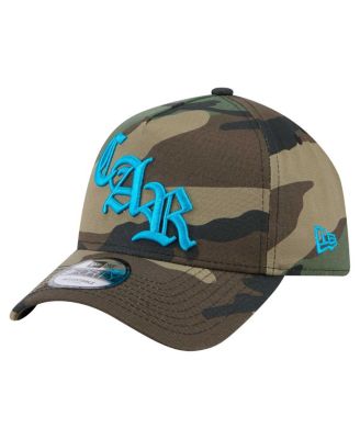 New Era - Men's Camo Carolina Panthers Mystic Camo A-Frame 9FORTY Adjustable Hat