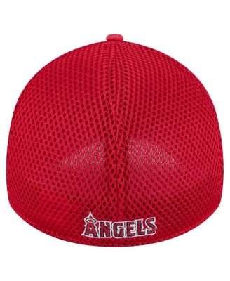 Men's Red Los Angeles Angels Subtle Camo 39THIRTY Flex Hat