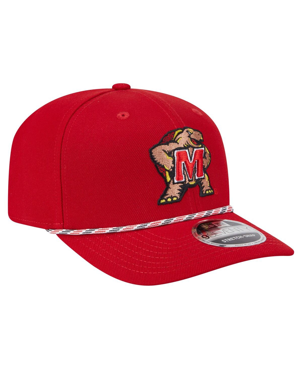 New Era Men's Red Maryland Terrapins Gameday Multi-Rope 9SEVENTY Stretch Snap Hat
